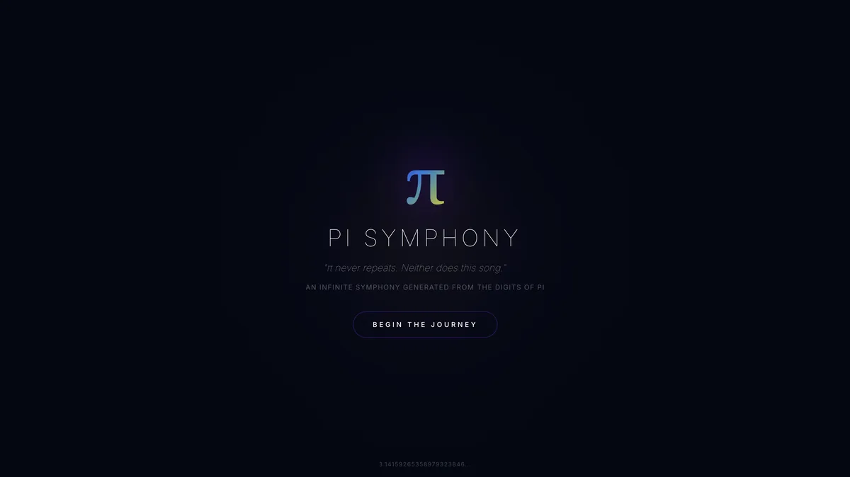 Screenshot of Pi Symphony