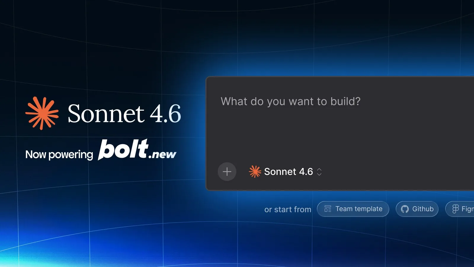 Claude Sonnet 4.6 just landed in Bolt