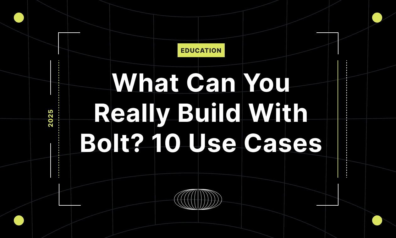What can you actually build with Bolt? 10 real use cases