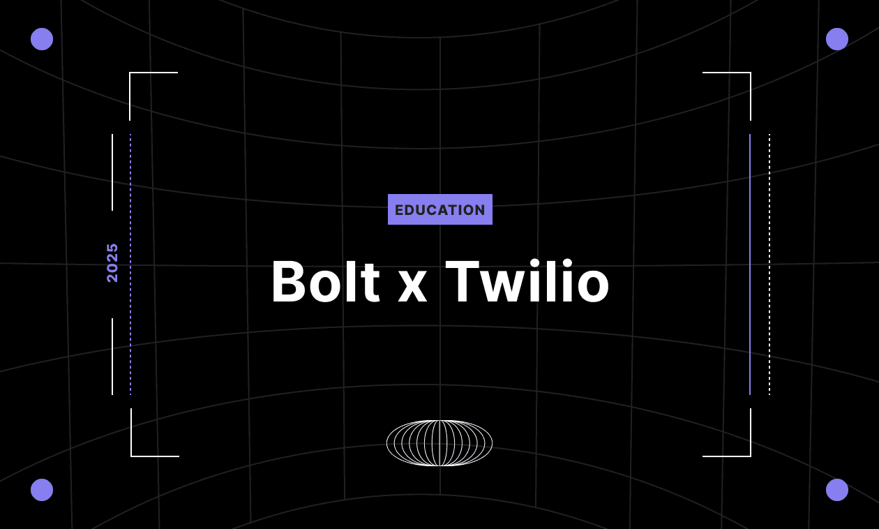 Bolt x Twilio: Send SMS with Twilio from Bolt