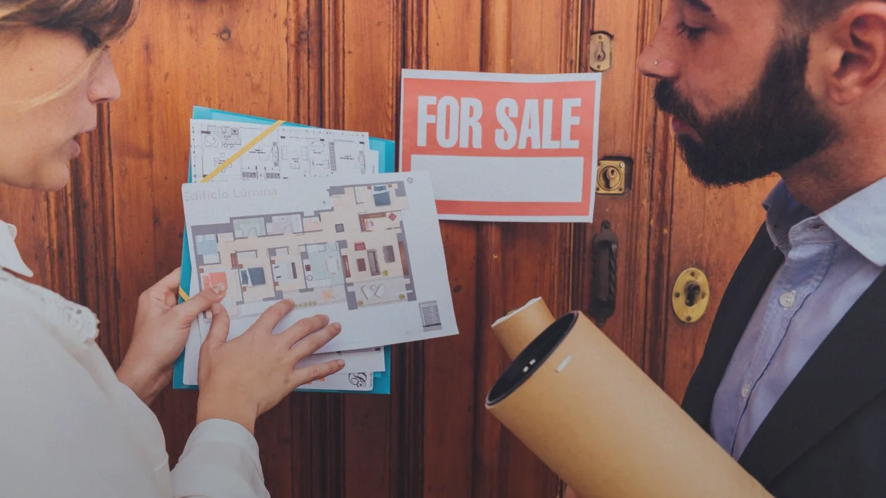 Real estate website with property listings and search filters built in Bolt.new