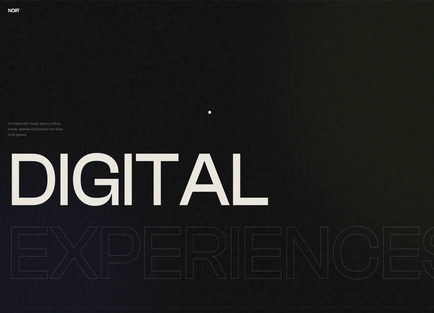 Studio Portfolio template — screen 1