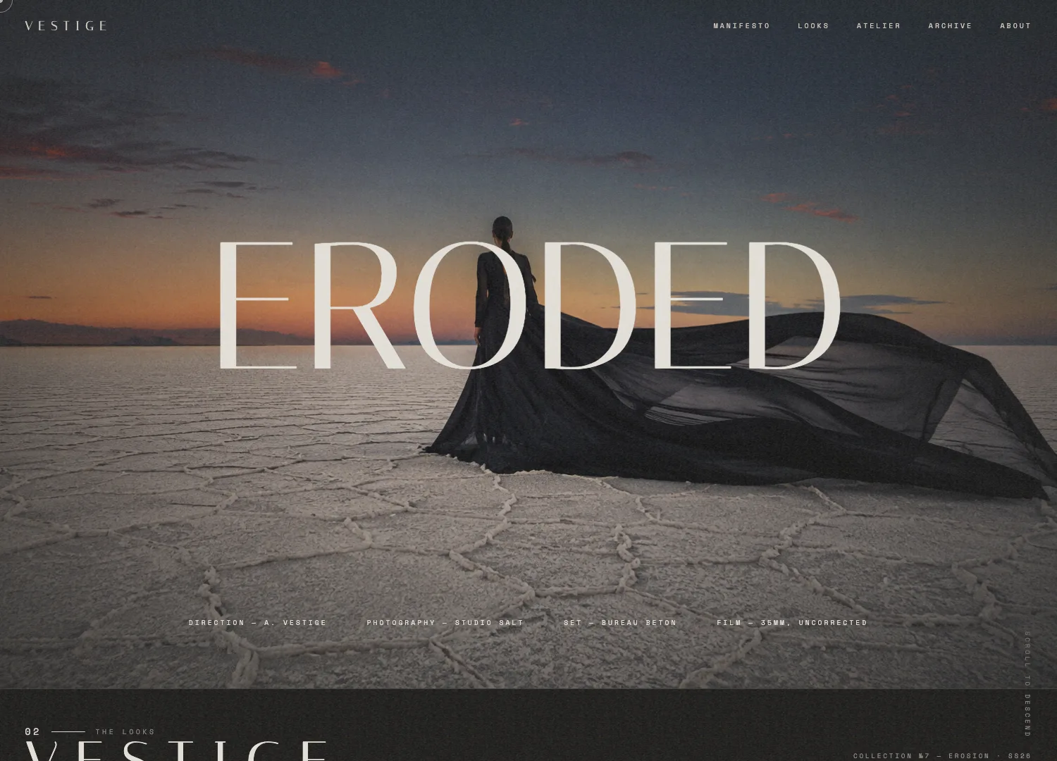 Fashion Editorial template — screen 3