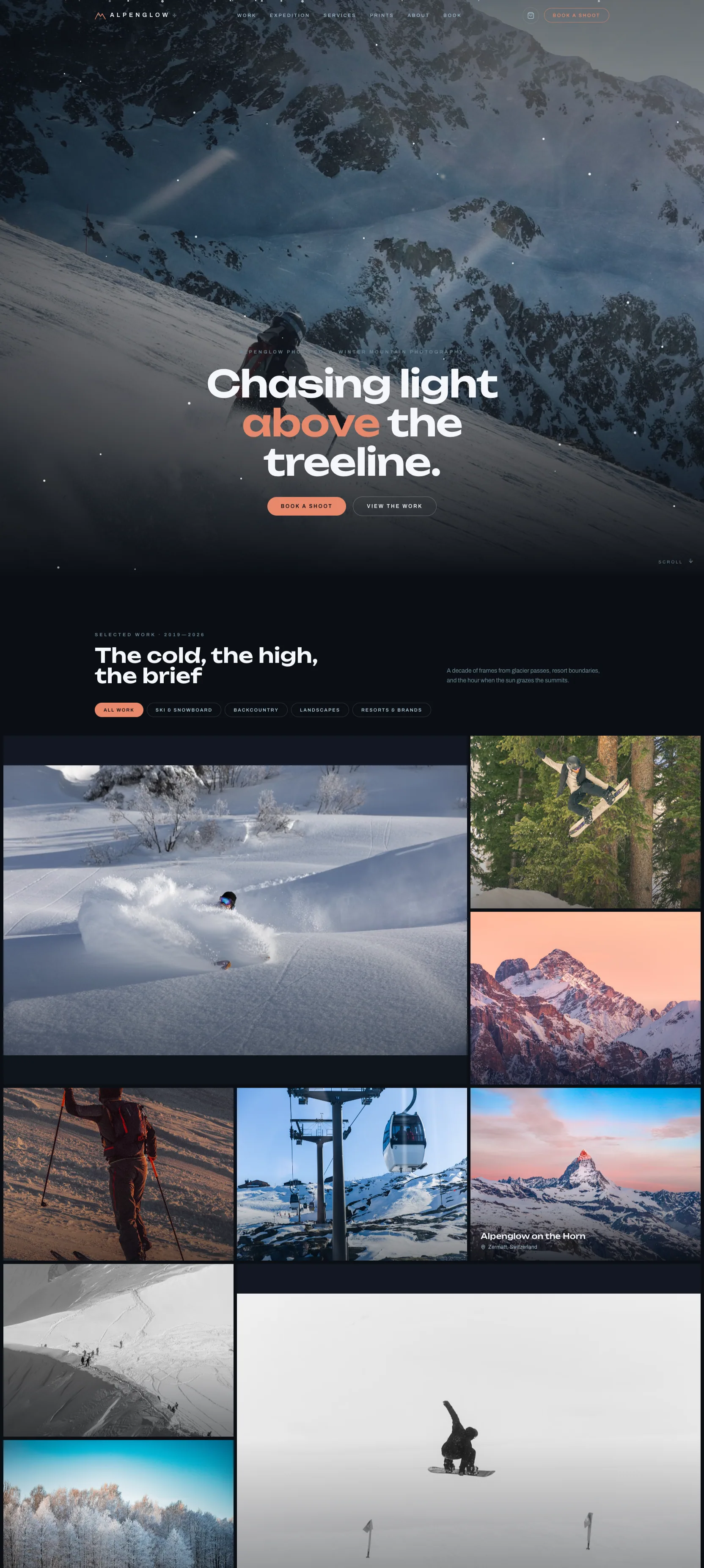 Photography Portfolio template preview